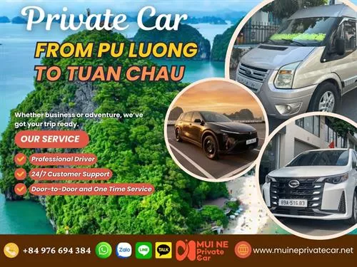 Private Car From Pu Luong To Tuan Chau